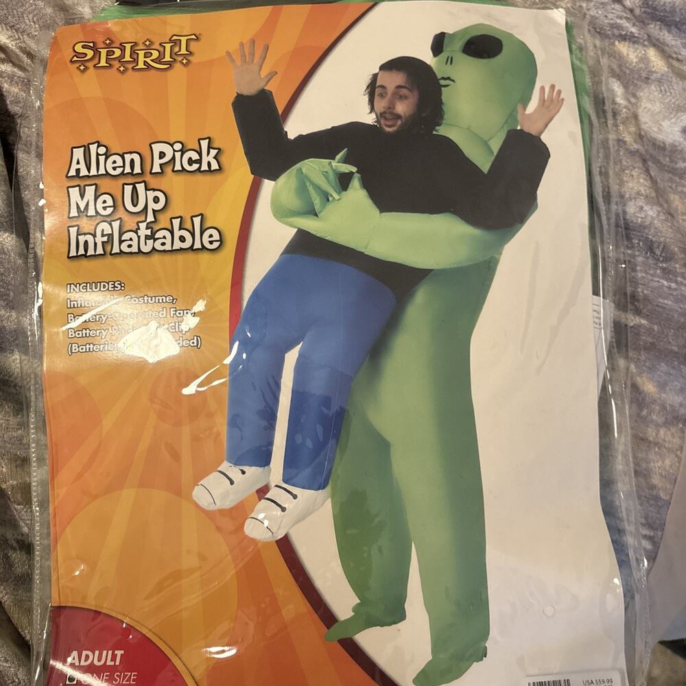 Alien Pick Me Up Inflatable Adult Never Opened